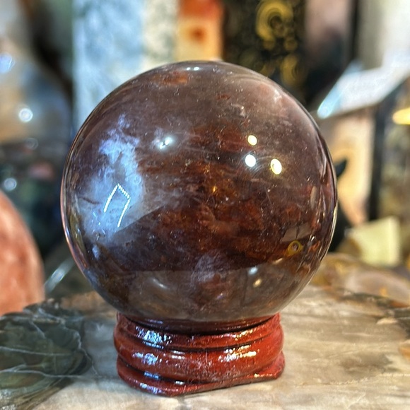 Flower Agate Crystal Sphere! - Picture 7 of 7